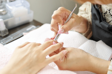 爪磨き＋甘皮処理